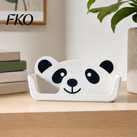 Brillen-Aufbewahrungsbox 3D-gedruckter Panda-Halter, Niedlicher Cartoon-Brillenständer für Schreibtisch-Form-Organizer Nachttisch, Rutschfester Kratzfester Sonnenbrillen-Organizer,