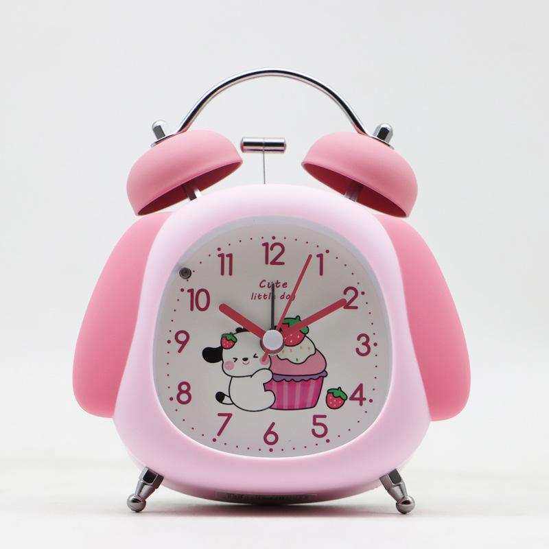 

Puppy Children s Good-looking Alarm Clock Super Loud Alarm Mute Night Light Student Cute Desktop Clock for Boys and Girls