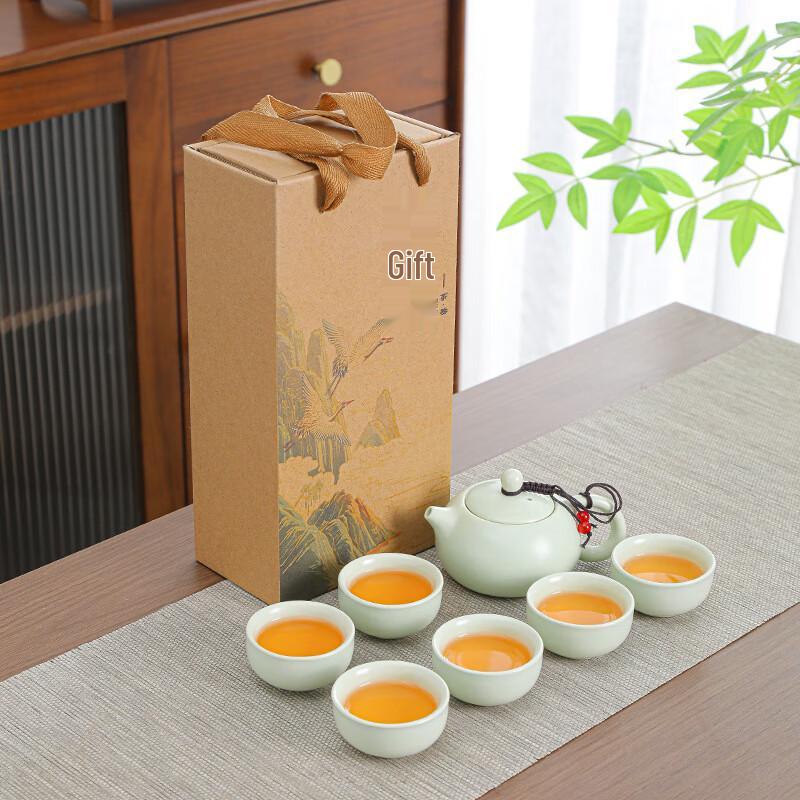 Matte White Ding Kiln Ceramic Tea Set