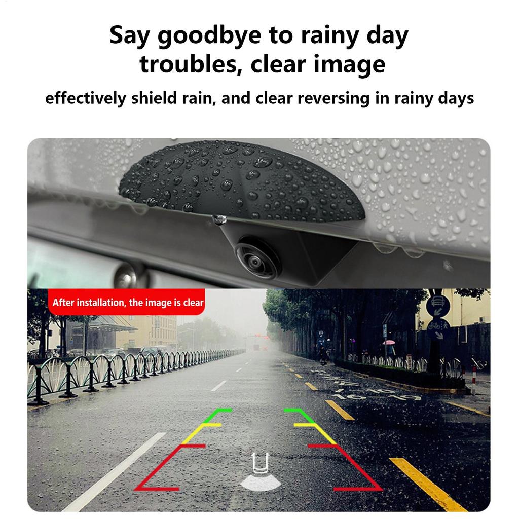 1PC Waterproof Rear Camera Cover, Anti-Rain Protection Guard, Modification Accessories Daily Driving Winter Parking Safety