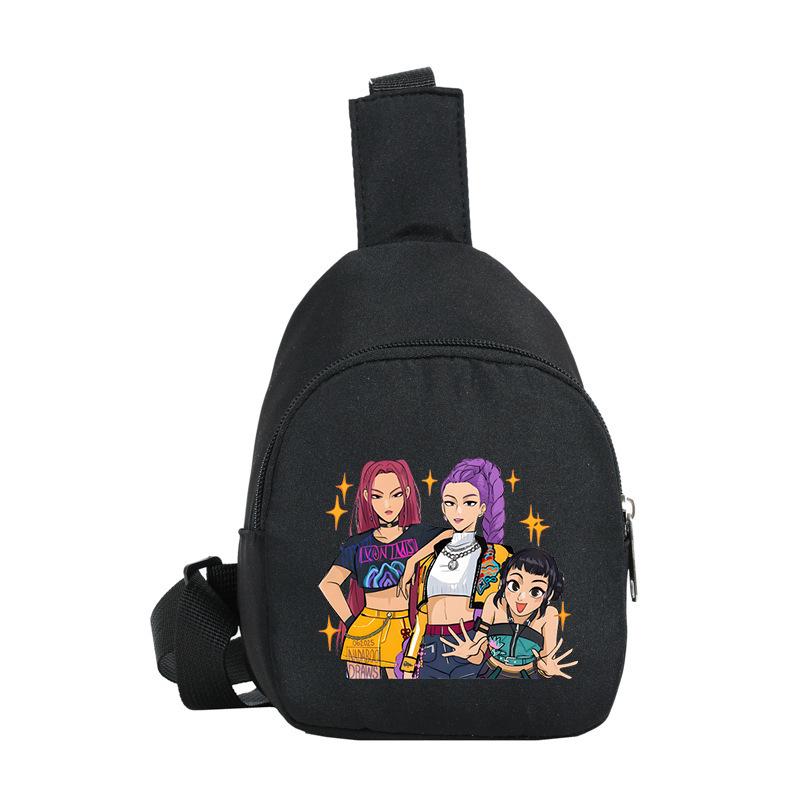 Animation Cartoon Peripheral Printing High Value Portable Shoulder Bag Leisure Children Fanny Pack