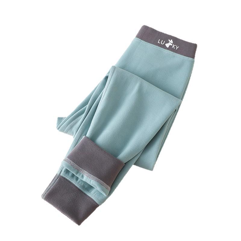 2025 Autumn/Winter Kids' Fleece Pants: Warm, Seamless Long Pants for Girls