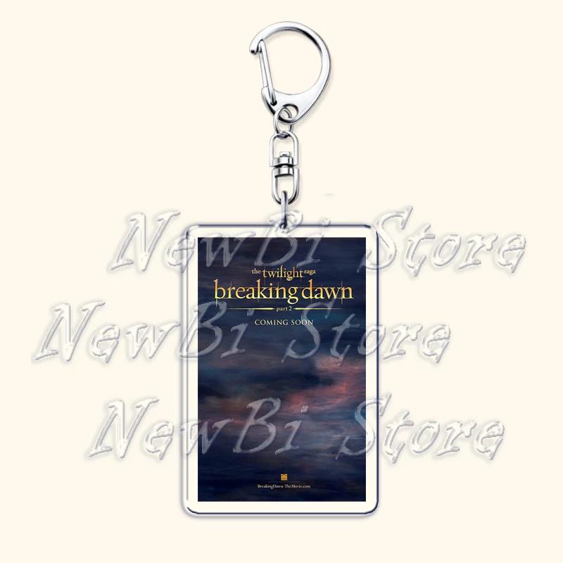 Movie Twilight Vampire Keychain for Accessories Bag Pendant Bella Swan Edward Cullen Eclipse Key Chain Keyring Jewelry Fans Gift