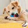 Soft TPR Dogs Interactive Training Toys for Small Large Dog Teeth Cleaning Bite-resistance Squeak Pets Ball Toy Supplies