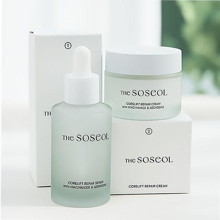 

Сыворотка и крем для точечного ухода Baeksulgi: