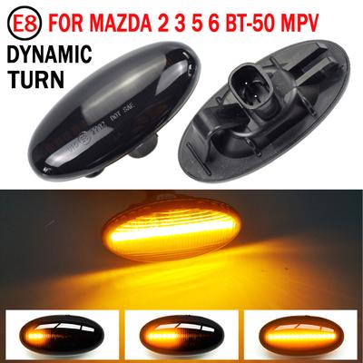 For MAZDA 2 3 5 6 BT-50 MPV II Turn Signal Side Marker Light LED Dynamic Flasher Repeater Blinker 2006 2007 2008 2009 2010