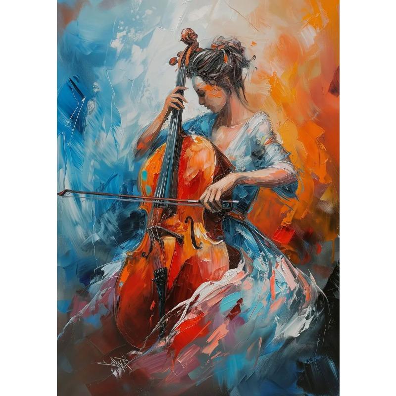 Electric Guitar Trendy Musical Instrument Poster Modern Abstract Fashion Design Canvas Art Painting Picture Bar Home Decor Gi