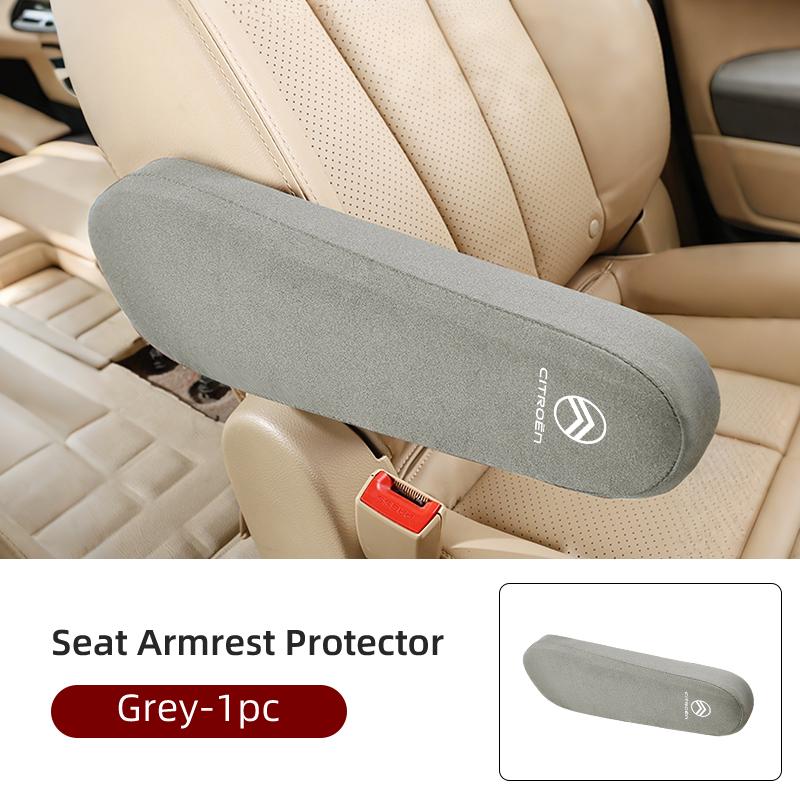 Car Seat Armrest Cover Soft Comfortable Elastic Cloth For Citroen C4 C3 C5 C1 C2 VTS Berlingo Celysee Xsara Picasso Aircross