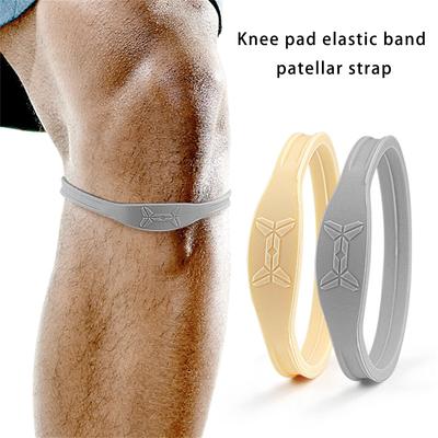 2 Stuks Patellapees Kniebrace Siliconen Patella Knieondersteuning voor Honkbal Basketbal Voetbal Fietsen Wandelen Trainen
