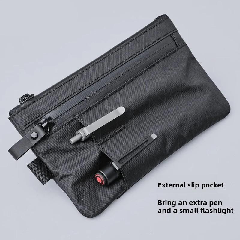 Portafoglio per Carte da Viaggio in Nylon Impermeabile per Organizer Portatile e Chiavi
