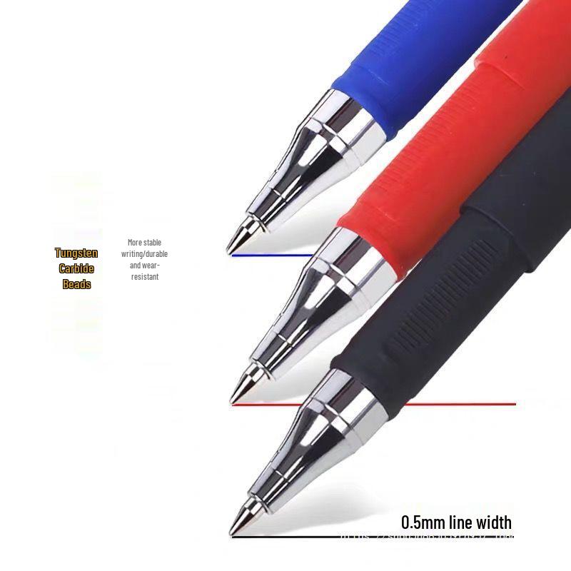 Black 0.5mm Quick-Dry Gel Pen for Exams & Signatures