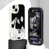 Super Cool Toji Fushiguro Anime Man Phone Case For iPhone 16 15 14 13 12 11 Plus Pro Max Luxury Lambskin Silicone Cover Black