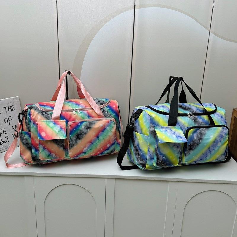 Leisure sports fitness bag dry and wet separation large capacity portable storage bag simple and fashionable shoulder crossbody yoga bag