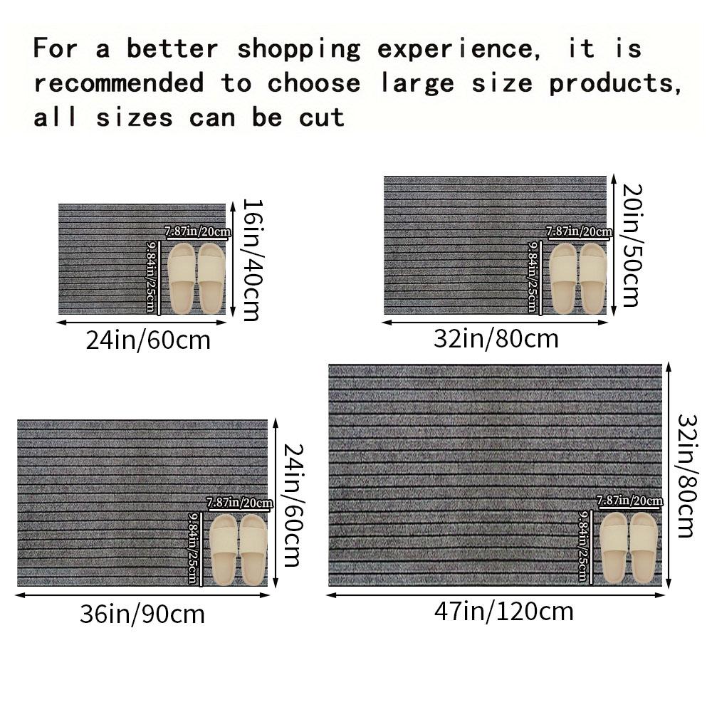 Rutschfeste PV-Bodenmatte für den Haushalt mit sieben Streifen für Einsteiger
