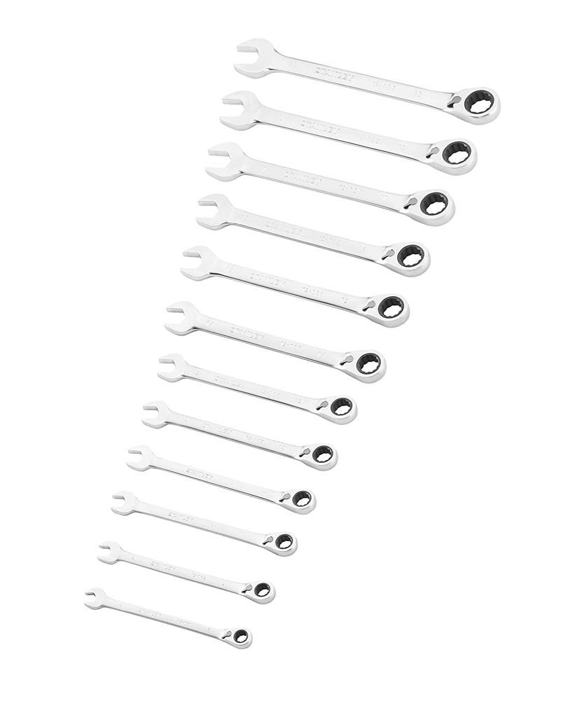 Fatmax Ratchet Open-End Wrench Set, 12 Pcs - S/82-849-0