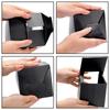 20pcs Black Treat Boxes with Transparent Window and Hole Paper Gift Box Square Gift Packing Box for Party Wedding Thanksgiving New Year's Dates