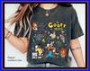 Maglietta Unisex Adulto Bambino Cotone Goofy Personaggi Film Powerline World Tour 95 Roxanne E Max Viaggio in Famiglia | Felpa Regalo GU677