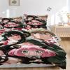 Spy X Family Teamwork Print 3Pcs Bedding Setduvet Cover With 2 Bedropillowcase Home Birthday Gift