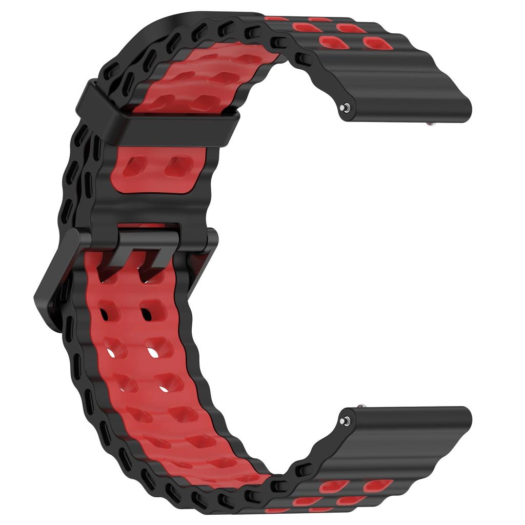 22mm Ocean Silicone Strap for OnePlus Watch 3 46mm/2/2R/Lite Sport Breathable Wristband forWatch 4 Pro/X X2/X3 Accessories