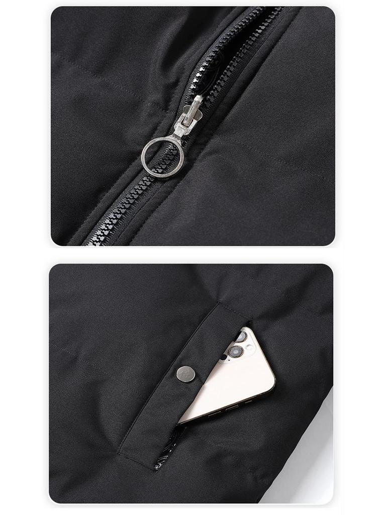 Men's Reversible 2024 Cotton Padded Jacket - Thick, Casual Double-Sided Coat