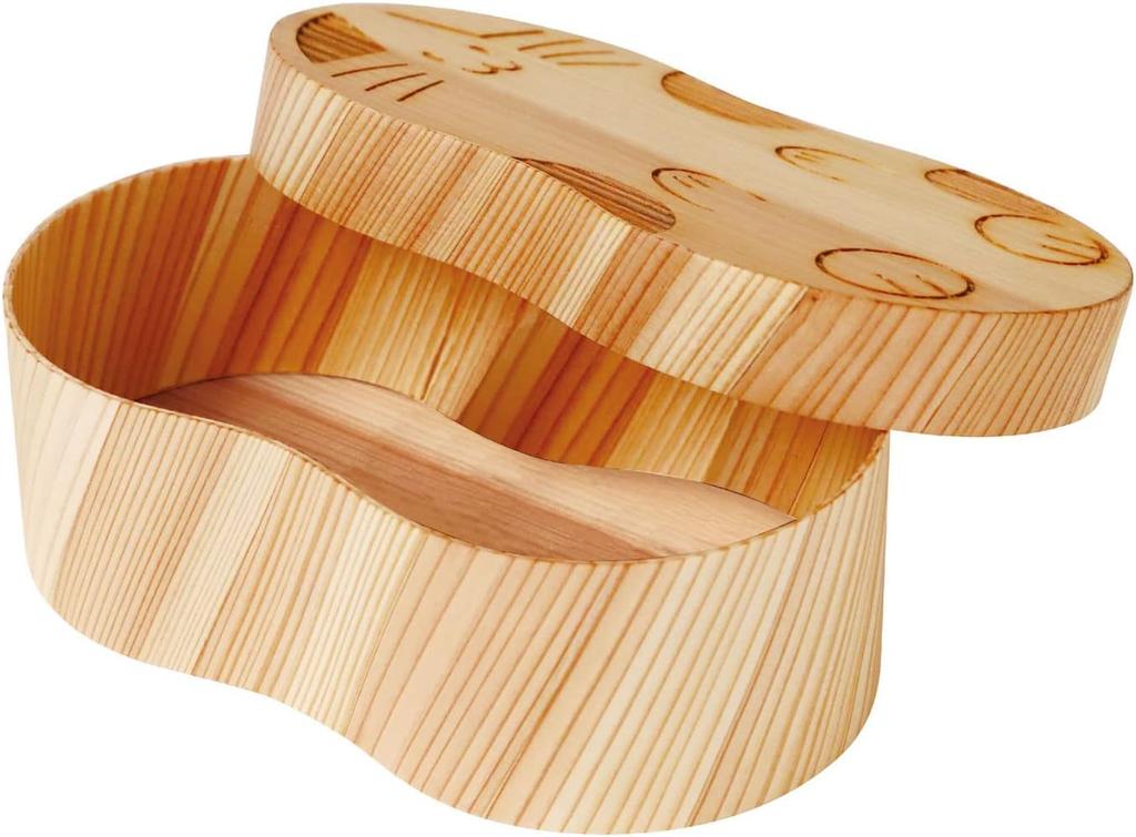 Yamako Japanese Bento with Elastic Made in 800384 Box, Spotted, Band, Japan,