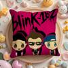 B-Blink-182 band Cushion Cover Home & Car Multi-Scene Pillow Cover - Reversible, Soft & Durable for Daily Use