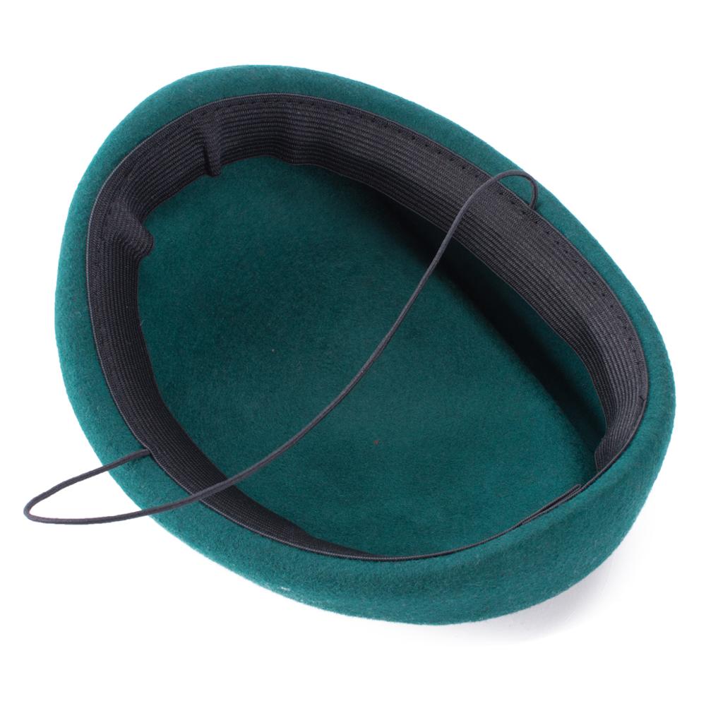 Winter Beret Hats for Women Fascinator Pillbox Hat Wool Felt Cocktail Hat Body Base DIY Headpiece A129