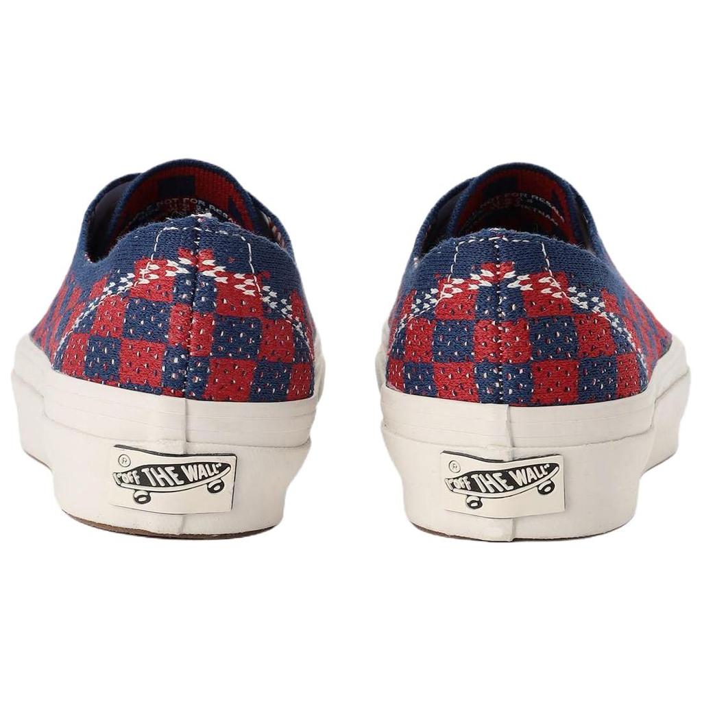 Vans Premium Authentische 44 Skateboard-Schuhe Unisex Rot Blau VN000EJCRDB