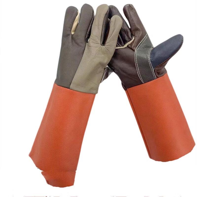 

Cowhide Colorful Welding Protection Gloves