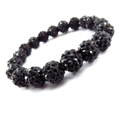 [J6870] – Schwarzes „Sissi“-Designerarmband