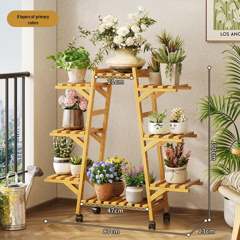 Multi-Layer Indoor Flower and Plant Rack for Balcony and Living Room