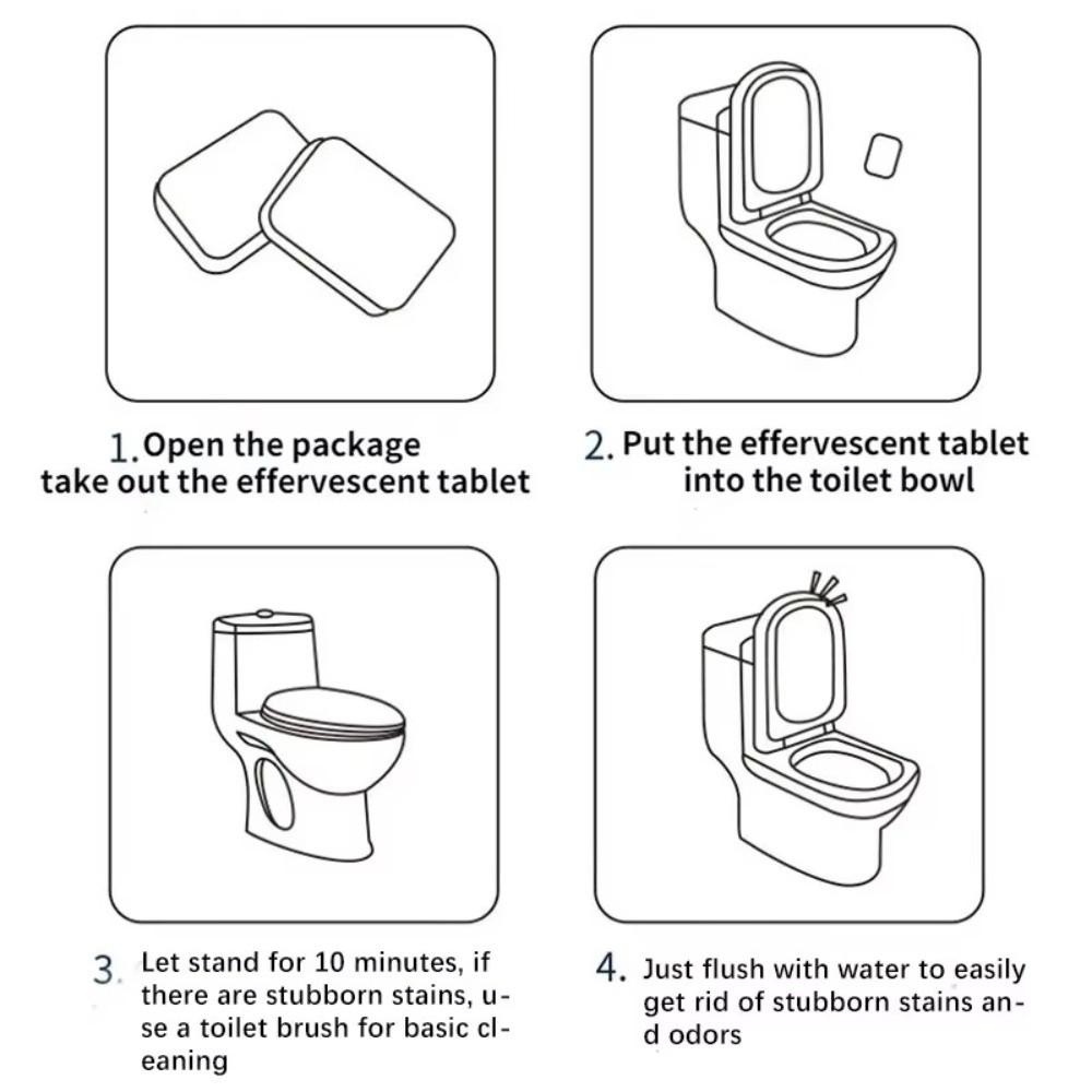 Powerful Descaling Automatic Toilet Bowl Cleaner Toilets Cleaner Deodorant  Toilet Cleaning Tool
