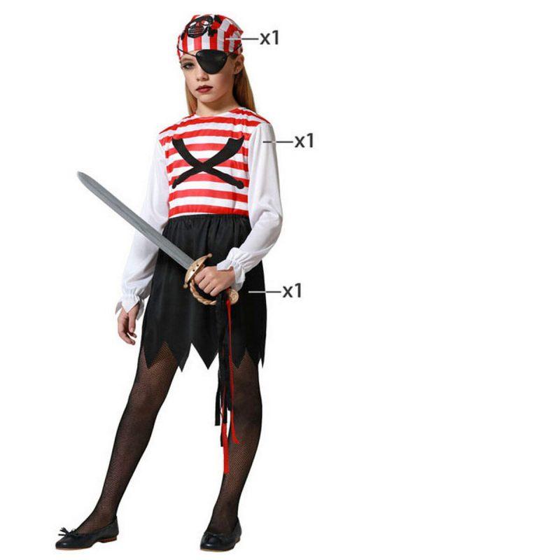 BB Carnival-Costume for Children Pirate 7-9 Years