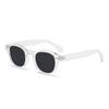 2025 Korean Style Black Oval Frame Sunglasses with High-end UV Protection