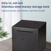 Steel Piggy Bank Only Enter Not Exit Large Capacity Money Savings Bank For Children's Metal Cash Box Coin Piggy Bank