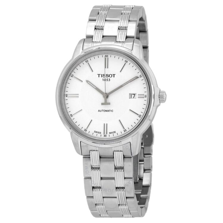 Tissot Hengyi Collection Automatik Mechanisches Uhrwerk 30m Wasserdichtigkeit Herrenuhren Uhr 39mm Weißes Zifferblatt T065.407.11.031.00