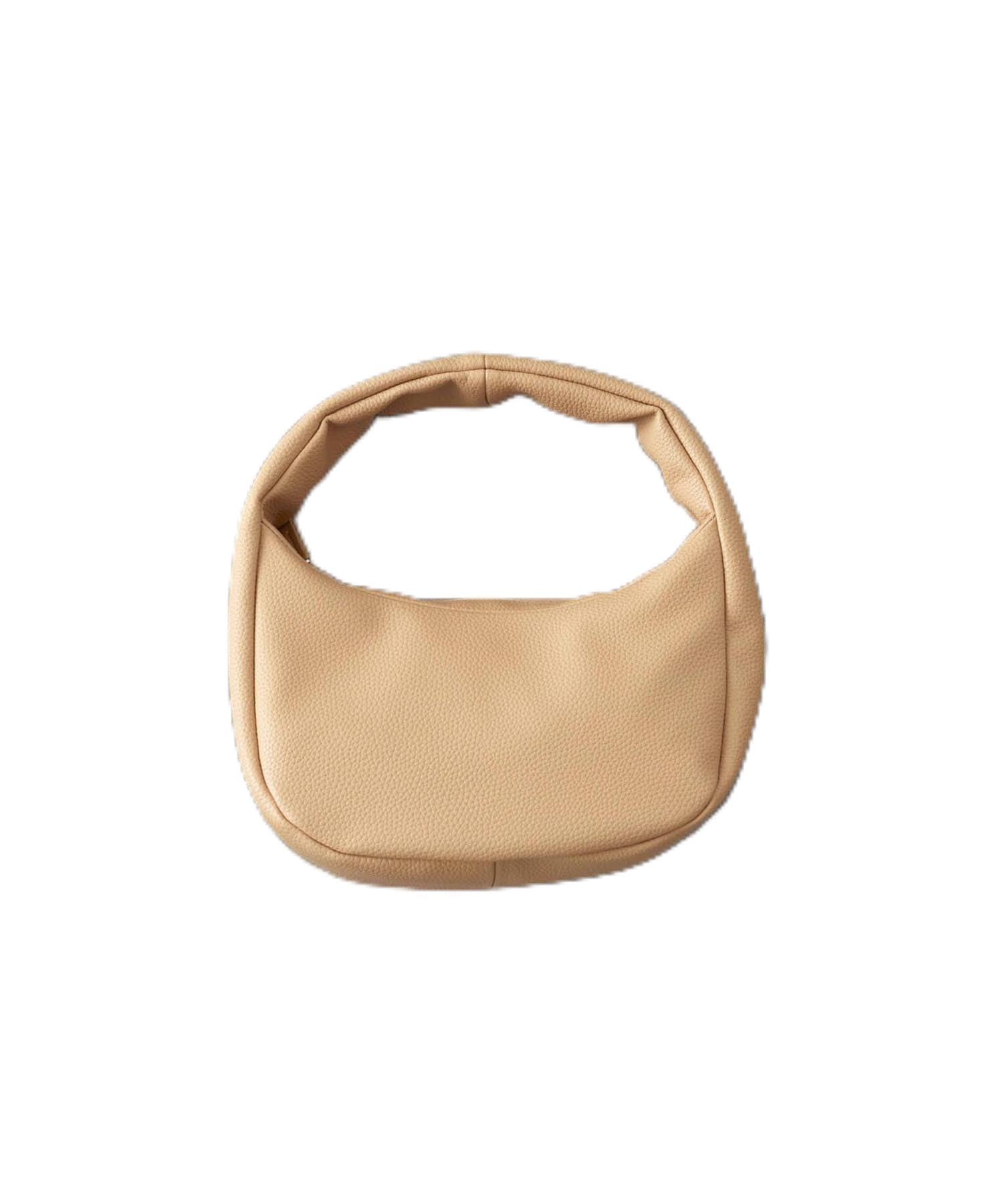 

Handbag Faux Leather Round Zip Mini Bag for Women Yellow [EFOLE]