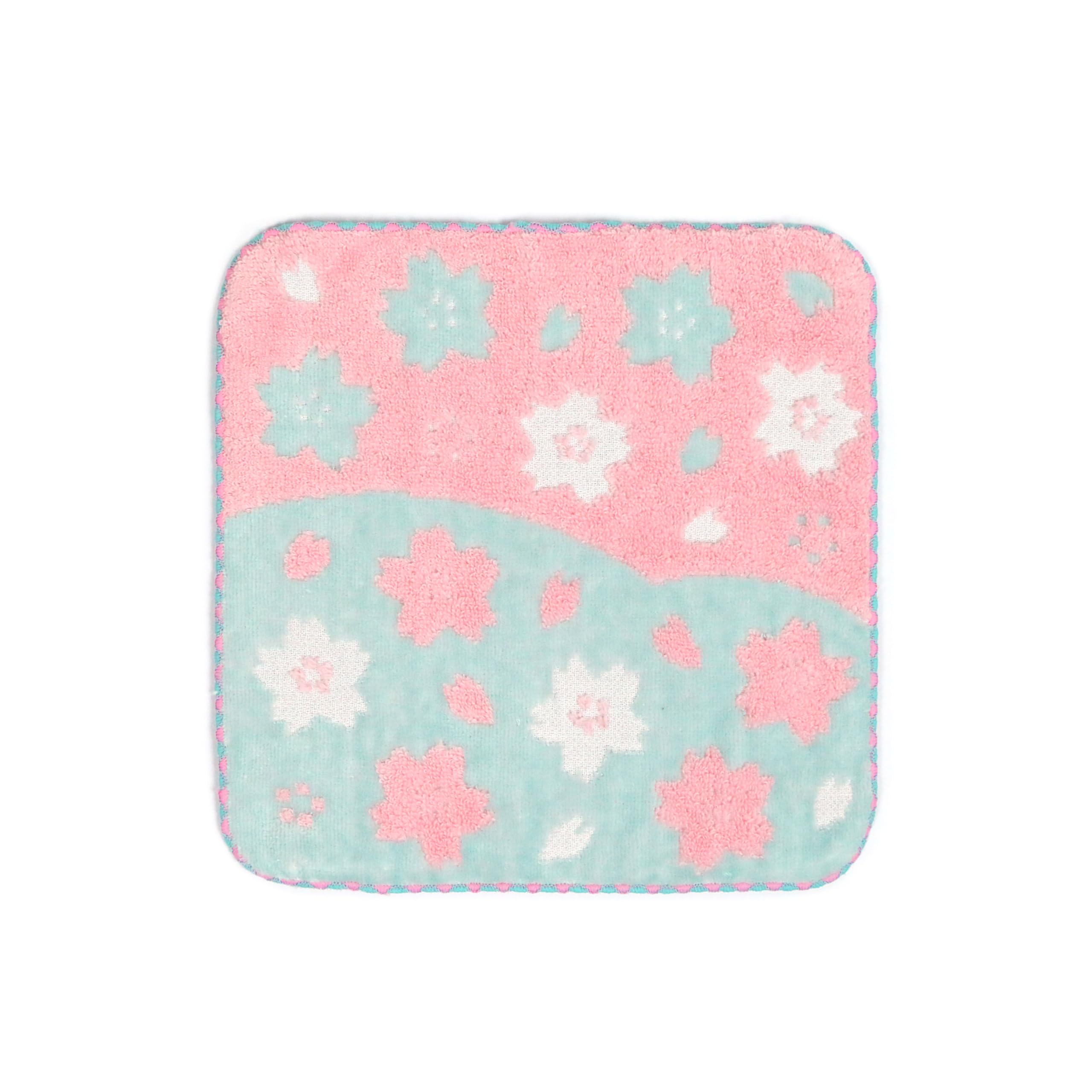 

Imabari Towel Iori Sakura Handkerchief and Highly Absorbent Towel, Fluffy, Soft, (Blue) синий