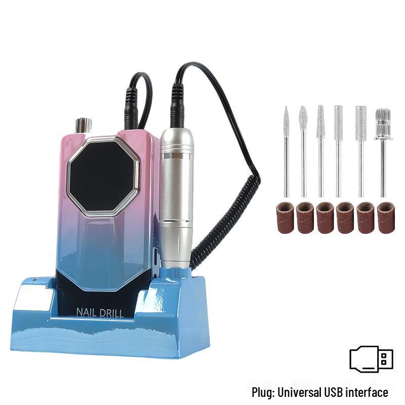 Rechargeable 30,000 RPM Professional Nail Drill for Gel Polish Removal