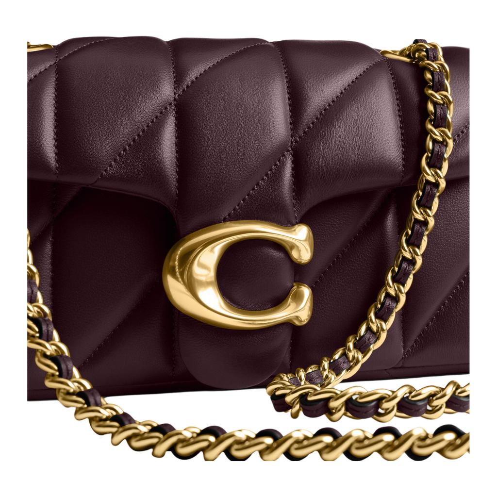 Coach Tabby 20 Crossbody Shoulder Bag Small Women Bags Gold Red-Currant CP149-B4YDS