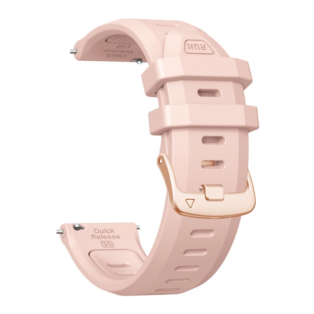 20 mm tvåfärgat silikonarmband för Garmin Forerunner 170 170Music Forerunner 70 570 42 mm 165 245 Vivoactive 6 5 Venu 2 Plus Band
