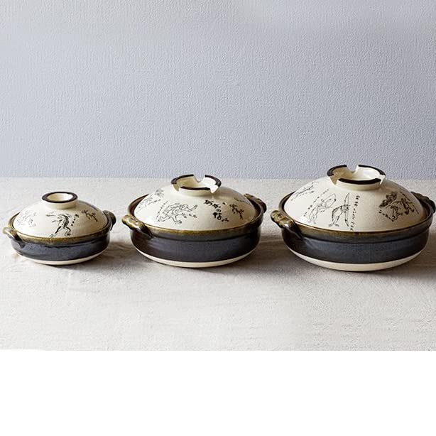 and durable earthenware a traditional craft from size for 3 to 4 diameter capacity lid designed with from Kozanji not easy to brings out the
