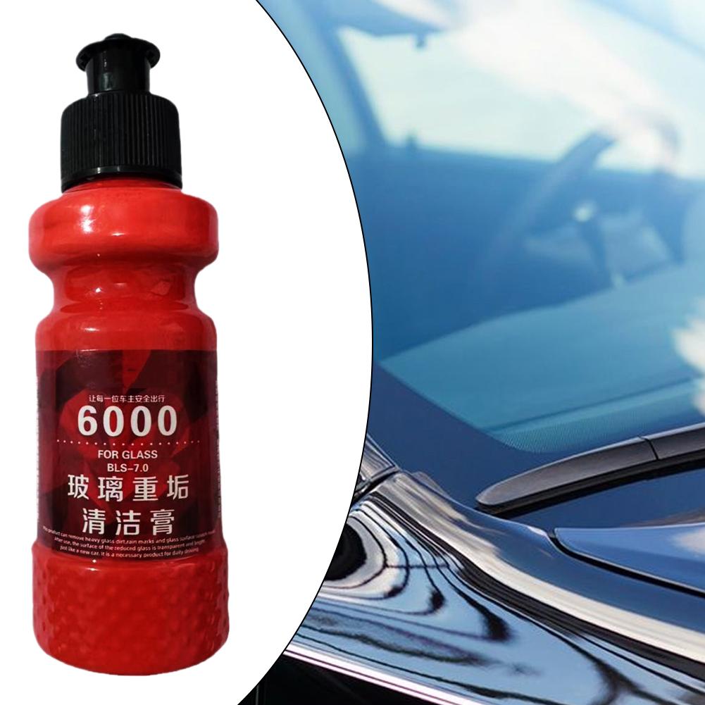 Car Windshield Oil Film Cleaner Glass Polishing Paste, Windshield Stain Remover Auto Glass Cleaning Compound Car Glass Cleaning