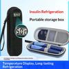 Insulin Medication Travel Cooler with Two Ice Packs for Safe and Efficient Temperature Maintenance