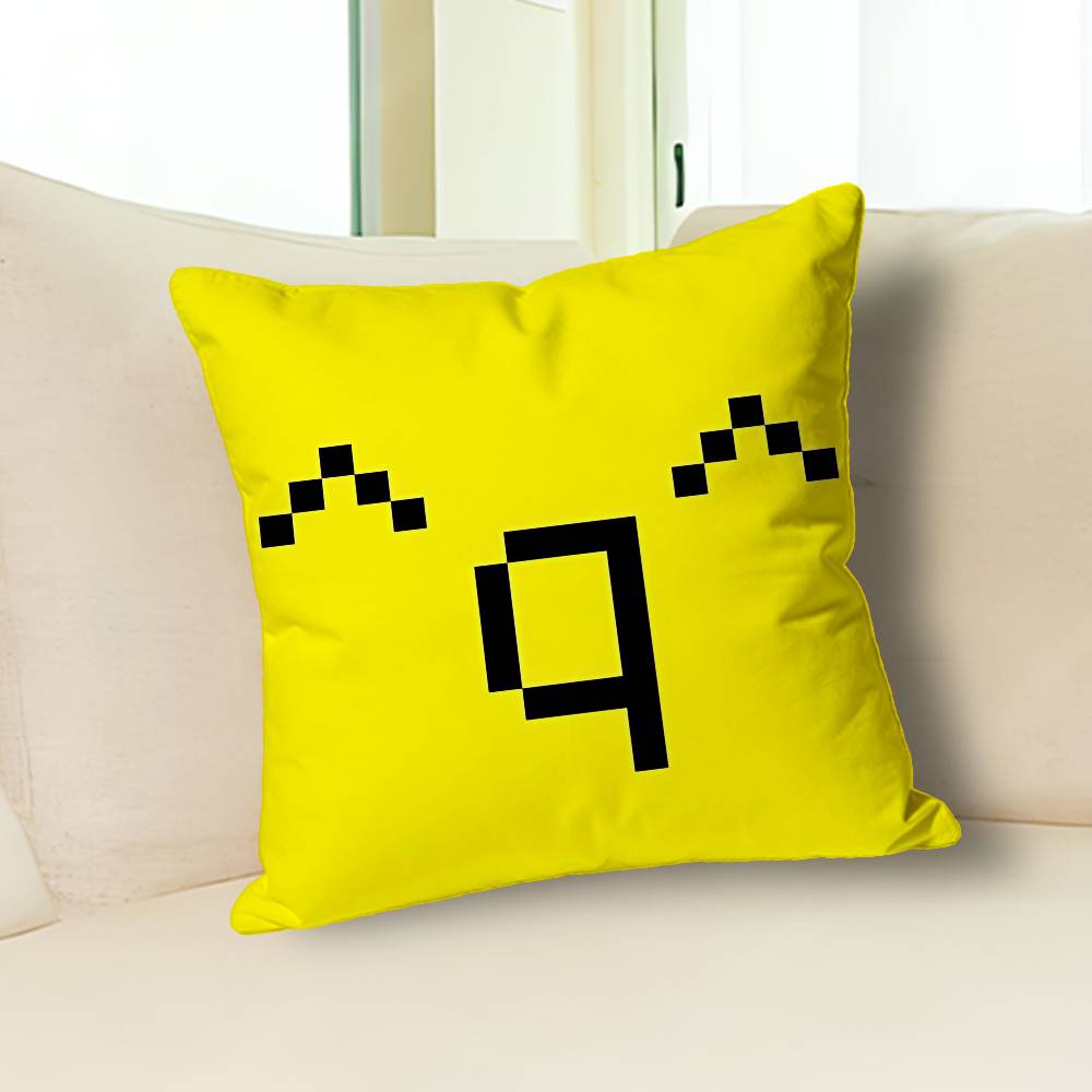 Y-Yi Xi Singer M-Meat Girl Pillow Cases for Bedroom Living Room Sofa Home Decor Polyester Cushion Cover with Zipper