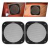 2pcs Speaker Grills 4 Inch Car Subwoofer Speakers Grill Covers Automotive Speaker Guard Audio Accessories