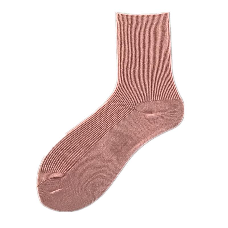 Women's Korean Style Cotton Ruffle Socks - Pastel Mid-Calf Summer Fashion