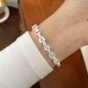 Thirteen Orphans Mahjong Bracelet: Luck-Enhancing Enamel Gold Jewelry for Men and Women