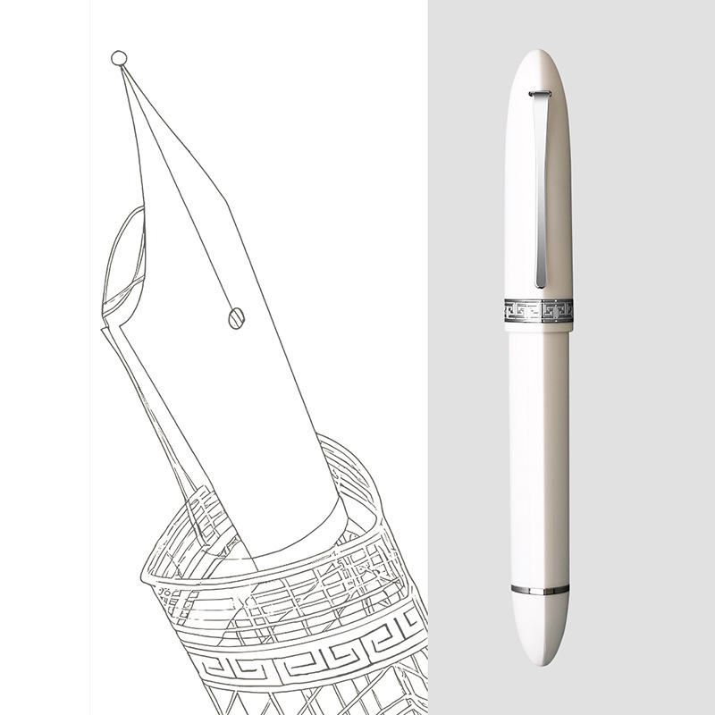 MAJOHN V60 Треугольная перьевая и роллерная ручка с защитой от скатывания