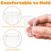 100Pcs Clear Communion Cups, Disposable Plastic Cup Fits Standard Holy Communion Trays, 0.5 Ounce